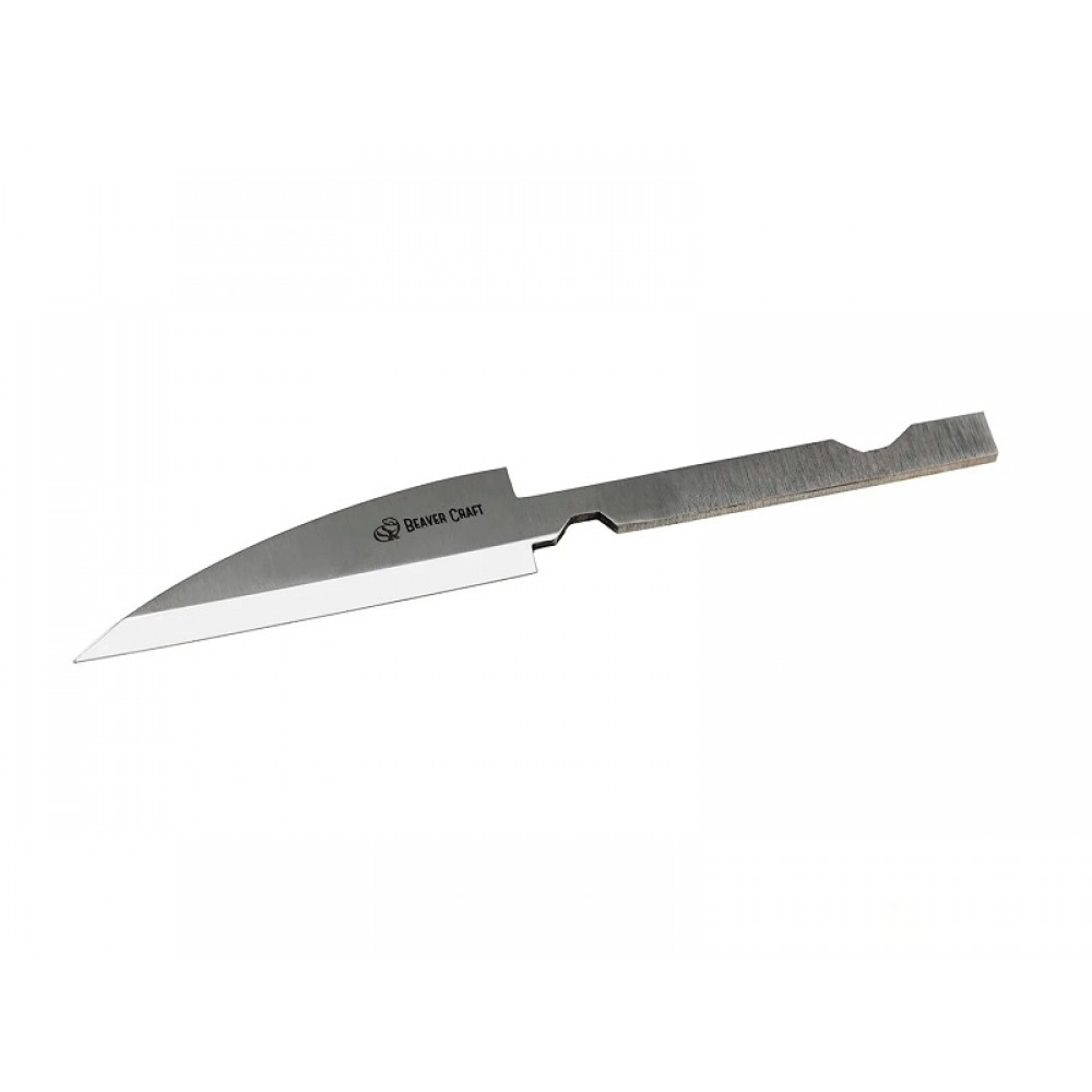 BeaverCraft Blank Knife Blade - 4.72" Whittling C14