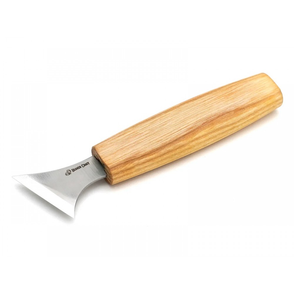 BeaverCraft C10 Chip Carving Knife with Ash Handle