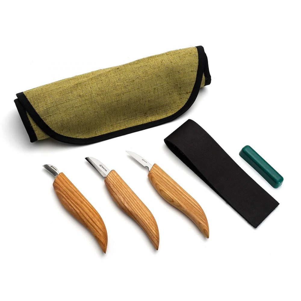 BeaverCraft S06 - 6 Piece Chip Carving Knife Set