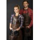 Beavercraft AP3X Genuine Leather Woodworkers Apron - Black and Brown