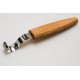 BeaverCraft SK2S Spoon Carving Knife with Leather Sheath and Oak Handle