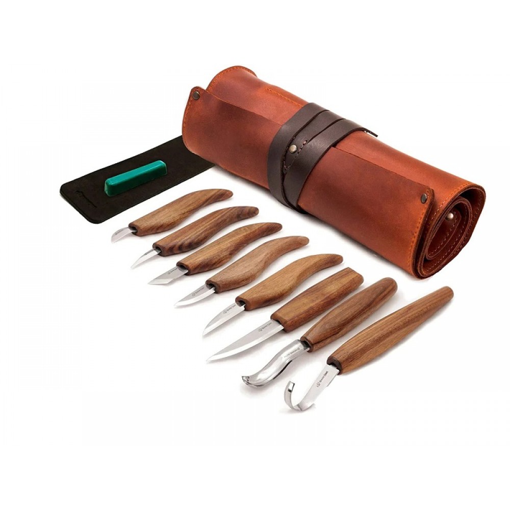 BeaverCraft S18X - Limited Edition Premium 11 Piece Wood Carving Tool Set